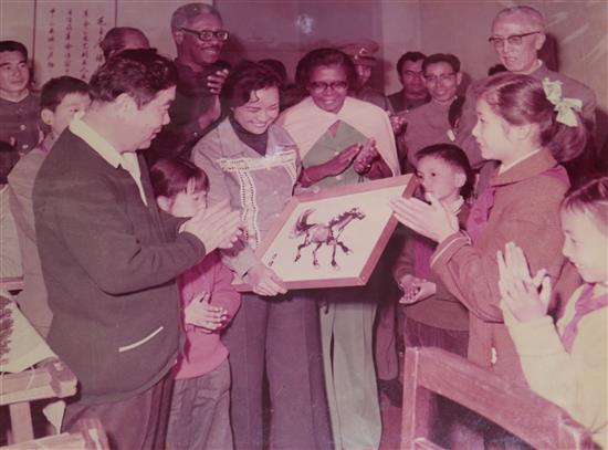 A quantity of photographs and ephemera related to Arthur Chung, President of the Republic of Guyana
